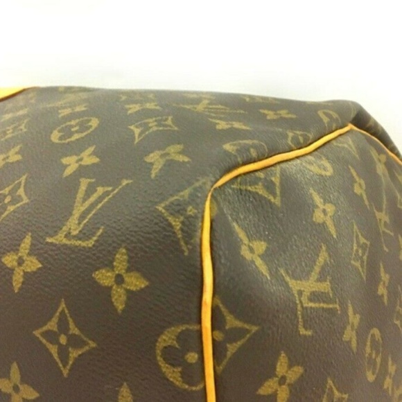 EXCELLENT!! Louis Vuitton Monogram Keepall Travel Bag + LV Luggage Tag + More - Picture 11 of 16